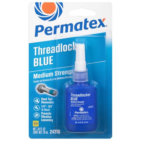 Medium Strength Threadlocker | 6mm to 20mm | Removable & Corrosion Resistant | Blue by CW Brands