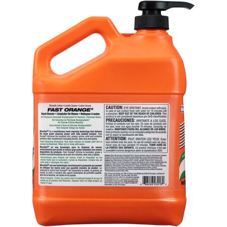 Fast Orange Pumice Hand Cleaner | 3.78L | Biodegradable & Citrus Scented | Deep Cleaning by CW Brands