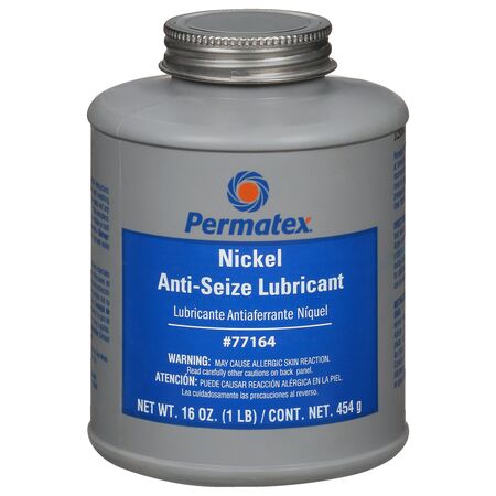Nickel Anti-Seize Lubricant Brush Bottle | Up to 1316°C | Prevents Galling & Copper Contamination | 454g by CW Brands