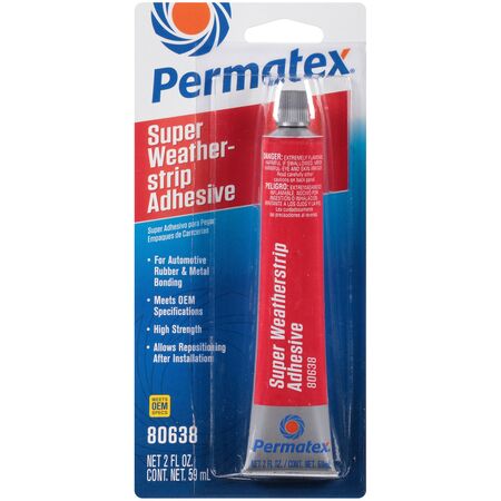 Weatherstrip Adhesive Tube 59ml | High Strength & Waterproof | Extreme Temperature Resistance by CW Brands