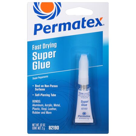 Super Glue Tube 2G | Fast-Drying & Strong Adhesive | Self-Piercing Application by CW Brands