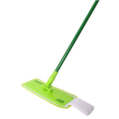 Dual-Sided Floor Cleaning Mop | Extendable Handle & Swivel Head | Wet & Dry Pads by CW Brands