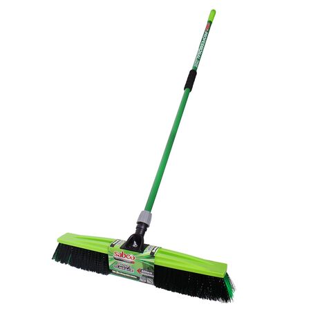 Multisurface Broom with Reversible Head | PET Bristles & Wet/Dry Use | CW Brands