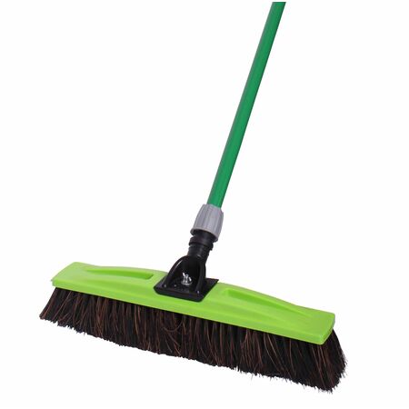 Chemical Resistant Broom | Reversible Head | Ideal for Petrochemicals | Durable Design by CW Brands