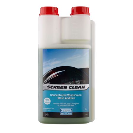 Windscreen Washer Additive 1L | Concentrated Formula | Removes Grime & Bugs | Vanilla Fragrance by CW Brands