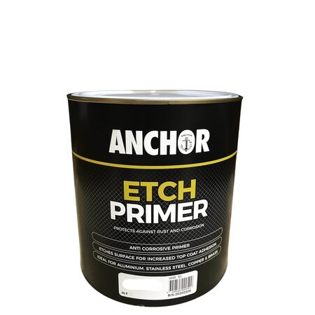 Etch Primer Grey 4LT | Fast Drying | Exceptional Adhesion | Versatile Use by CW Brands
