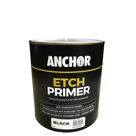 Etch Primer Black 4LT | Fast Drying | Exceptional Adhesion | Versatile Use by CW Brands