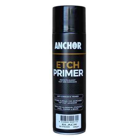 Etch Primer Black 400GM | Fast Drying | Exceptional Adhesion | Versatile Use by CW Brands