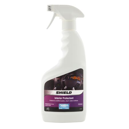Interior Protectant for Plastic & Vinyl | Non-Oily Formula | Vanilla Fragrance | 500ml by CW Brands