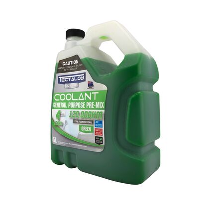 Radiator Coolant TECTALOY 60 PLUS GREEN | Pre-Mixed Formula | 4 Years Protection | Corrosion-Free by CW Brands
