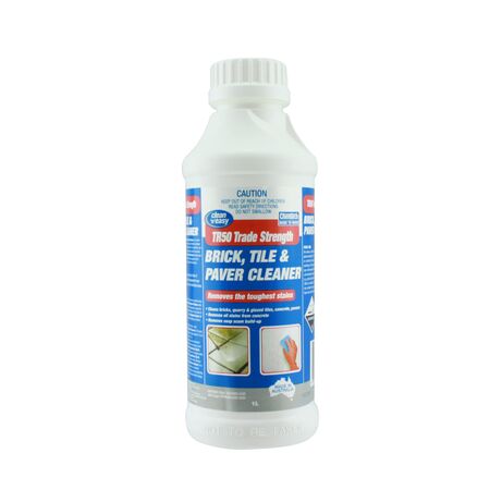 Brick Tile Paver Cleaner | 1L | Removes Grease & Soap Scum | Safe for Concrete by CW Brands
