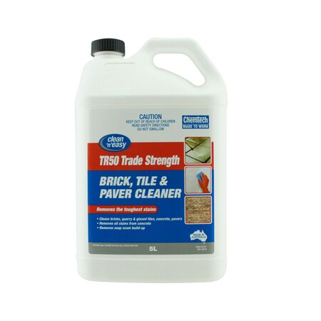 Brick Tile Paver Cleaner | 5L | Removes Grease & Soap Scum | Safe for Concrete by CW Brands