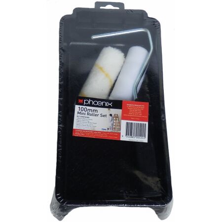 Mini Paint Tray Kit | 100mm Width | All-in-One Solution for Small Projects | DIY Friendly by CW Brands