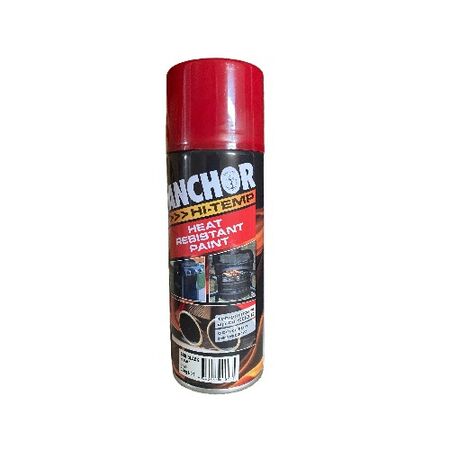 High Temperature Resistant Coating | Maintains Color Under Extreme Heat | Ideal for Industrial & Automotive Use | Red by CW Brands