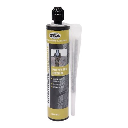 Chemical Anchor 280ml | Fast-Curing Two-Component Resin | High-Strength Anchoring | Versatile for Masonry by CW Brands