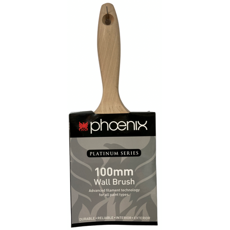 Wall Brush 100mm | Nylon Polyester Blend | Stiff Filaments & Stainless Steel Ferrule | CW Brands