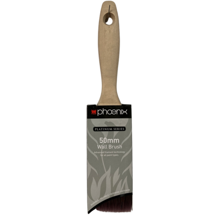 Platinum Wall Brush 50mm | Nylon Polyester Blend | Stiff Filaments & Stainless Steel Ferrule | CW Brands