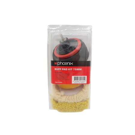 Buffing Pad Kit 75mm | Versatile Cutting & Polishing Pads | Ideal for Automotive & Furniture by CW Brands