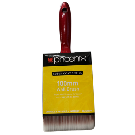 Wall Brush 100mm | Suitable for All Paint Types | Comfortable Grip & Even Coverage by CW Brands