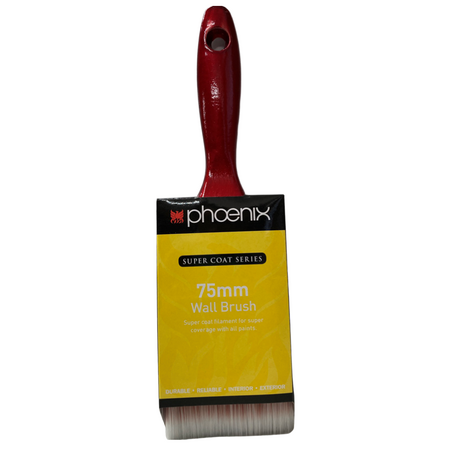 Wall Brush 75mm | Ergonomic Grip | Superior Coverage | All Paints by CW Brands