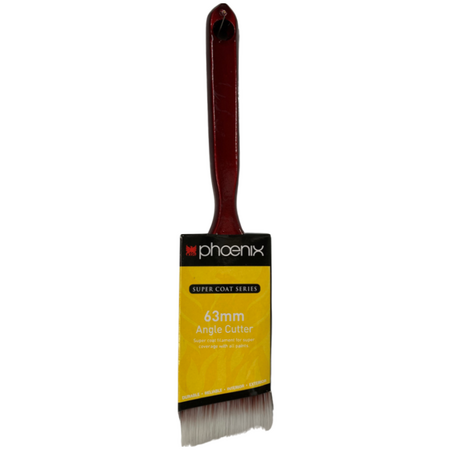 Angle Cutter Paint Brush 63mm | Ergonomic Grip | Superior Coverage | All Paints by CW Brands