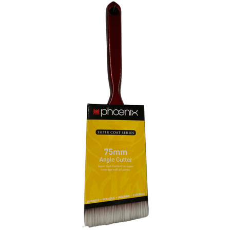 Angle Cutter Paint Brush 75mm | Ergonomic Grip | Superior Coverage | Versatile for All Paints by CW Brands