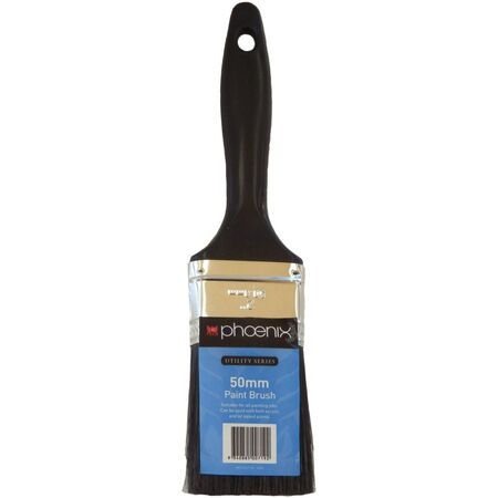 Utility Brush 50mm | Acrylic & Enamel Compatible | Easy to Clean by CW Brands