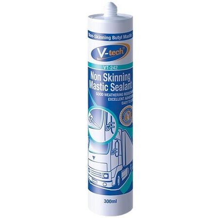 Non-Skinning Windscreen Sealant | One Component Mastic | Durable & Pliable | Weather Resistant by CW Brands