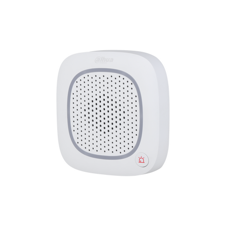 Wireless Alarm Indoor Intercom Siren | Two-Way Talk | High-Decibel Alarm | Multiple Alarm Sounds by Dahua Technology