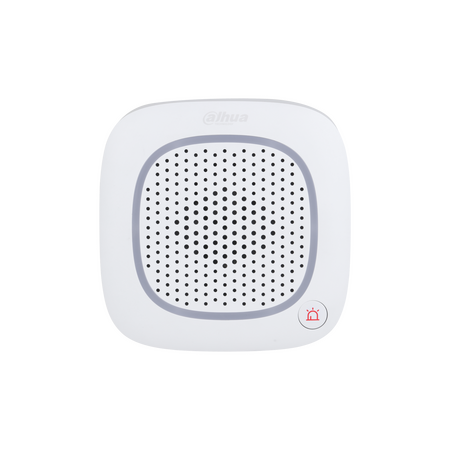 Wireless Alarm Indoor Intercom Siren | Two-Way Talk | High-Decibel Alarm | Multiple Alarm Sounds by Dahua Technology