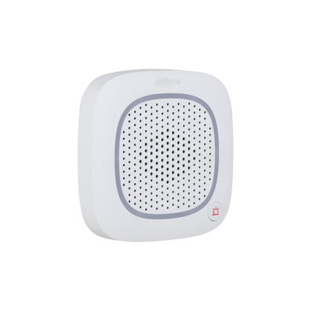 Wireless Alarm Indoor Intercom Siren | Two-Way Talk | High-Decibel Alarm | Multiple Alarm Sounds by Dahua Technology