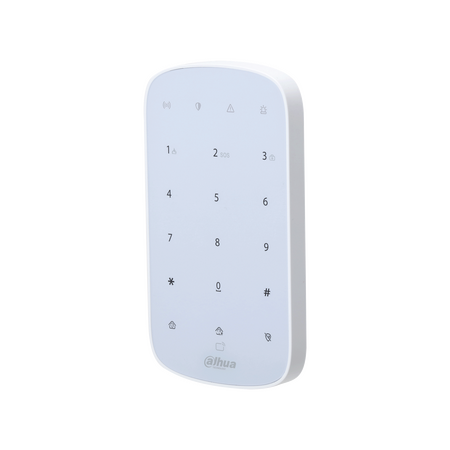 Wireless Alarm Keypad | 3 Shortcut Alarms | Arm/Disarm with Password | Temperature Monitoring by Dahua Technology