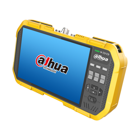 7" Test Monitor for HDCVI, AHD, HDTVI | PoE & 12VDC Power | Digital Multimeter & Wi-Fi Testing by Dahua Technology
