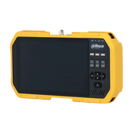7" Test Monitor for HDCVI, AHD, HDTVI | PoE & 12VDC Power | Digital Multimeter & Wi-Fi Testing by Dahua Technology
