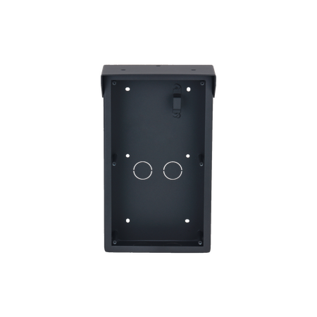 Surface Mounted Security Camera Box with Rain Cover | Durable Weather-Resistant Plastic | Black by Dahua Technology