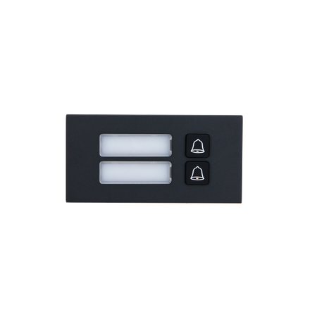 IP Apartment Intercom Module | 2 Buttons | Black Finish | Pro Series by Dahua Technology
