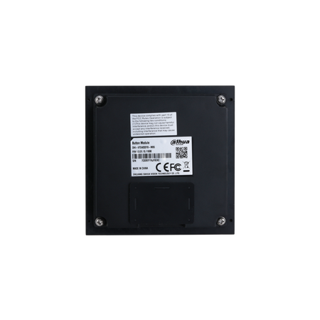 IP Apartment Intercom 5 Button Module | Easy Visitor Selection | Black Design | Compatible with Dahua Pro Series by Dahua