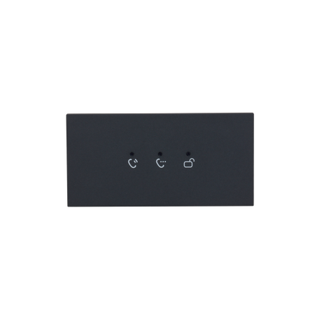 IP Apartment Intercom LED Display Module | 3 LED Screen | Black Finish | Compatible with Dahua Systems by Dahua Technology