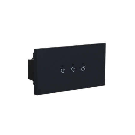 IP Apartment Intercom LED Display Module | 3 LED Screen | Black Finish | Compatible with Dahua Systems by Dahua Technology