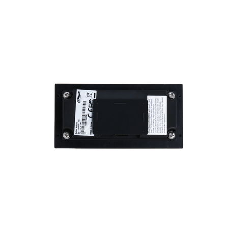 IP Apartment Intercom Blank Plate | Black | Compatible with Dahua Pro Series | Durable Design by Dahua Technology