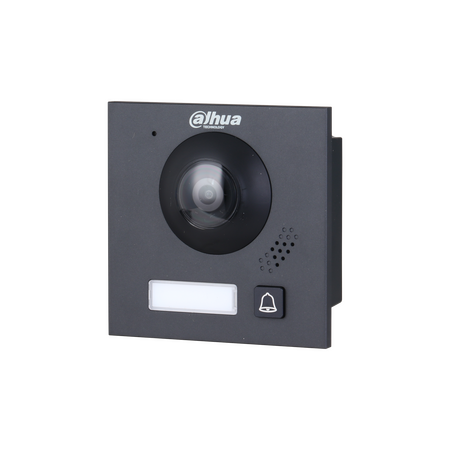 IP Apartment Intercom | 2MP HD Camera | IK07 & IP65 Rated | Black by Dahua Technology