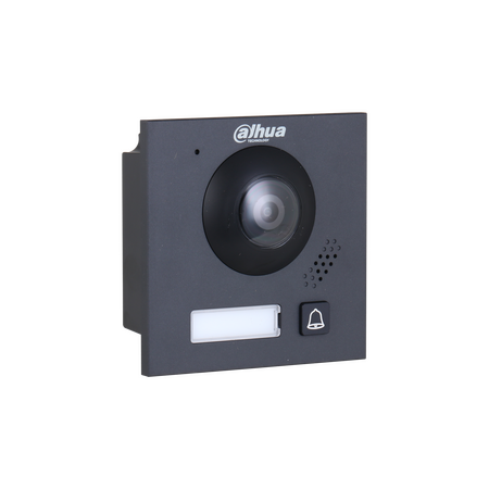 IP Apartment Intercom | 2MP HD Camera | IK07 & IP65 Rated | Black by Dahua Technology