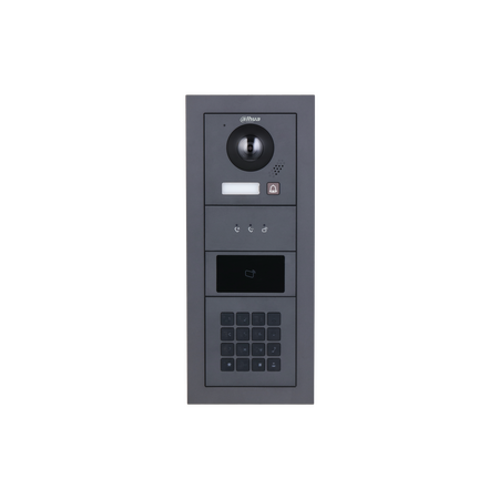 IP Apartment Intercom | 2MP HD Camera | IK07 & IP65 Rated | Black by Dahua Technology