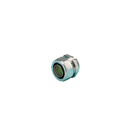 Liquid Tight Connector 20mm | IP66 Waterproof | Nickel Plated Steel & TPE/Rubber | Straight Design by United Manufacturers Australia