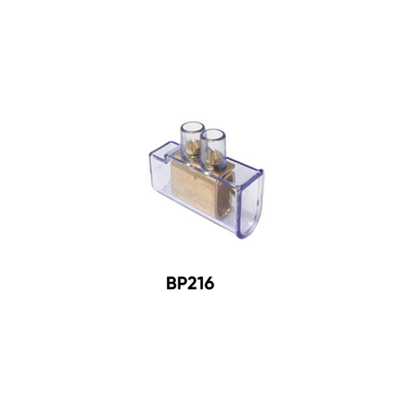 Double Screw Connector 10mm² | Clear Insulating Body | AS3000 Compliant | 2 x 16.0mm by United Manufacturers Australia