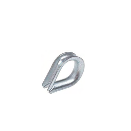 Wire Rope Thimble 6.00mm | Durable Steel Construction | Pack of 10 | Heavy-Duty Protection by United Manufacturers Australia