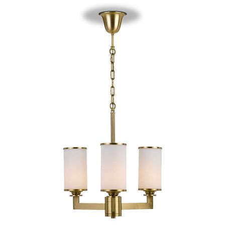 AHERN 3 LIGHTS PENDANT SOLID BRASS