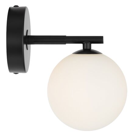 FELTON 1 LIGHT WALL LIGHT BLACK