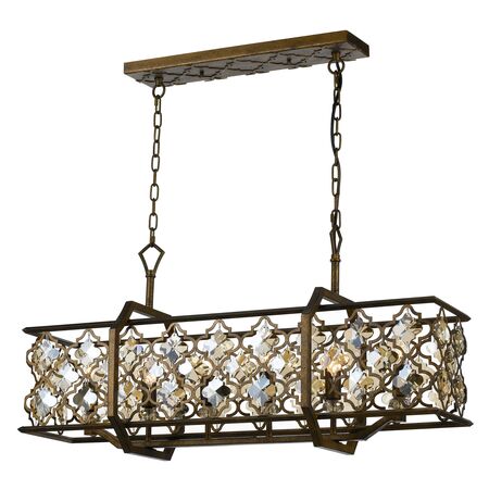 MIMOSA RECTANGLE 6LT PENDANT