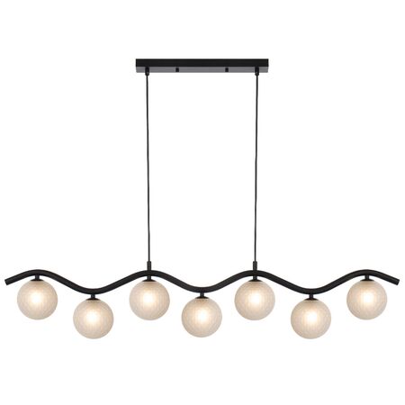 ORTON 7 LIGHT PENDANT BLACK